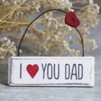 Colgante I Love You Dad: Detalles únicos