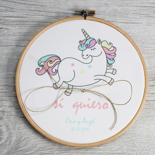 Bastidor unicornio: Detalles únicos