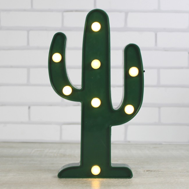 Cactus luminoso: Detalles fiesta