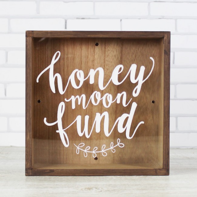 Caja para dinero de los novios: Decoración vintage