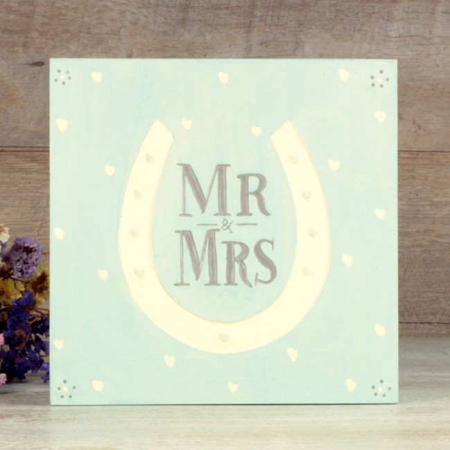 Caja de regalo mr mrs: Decoración vintage