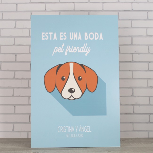 Cartel bienvenida perros: Decoración y detalles