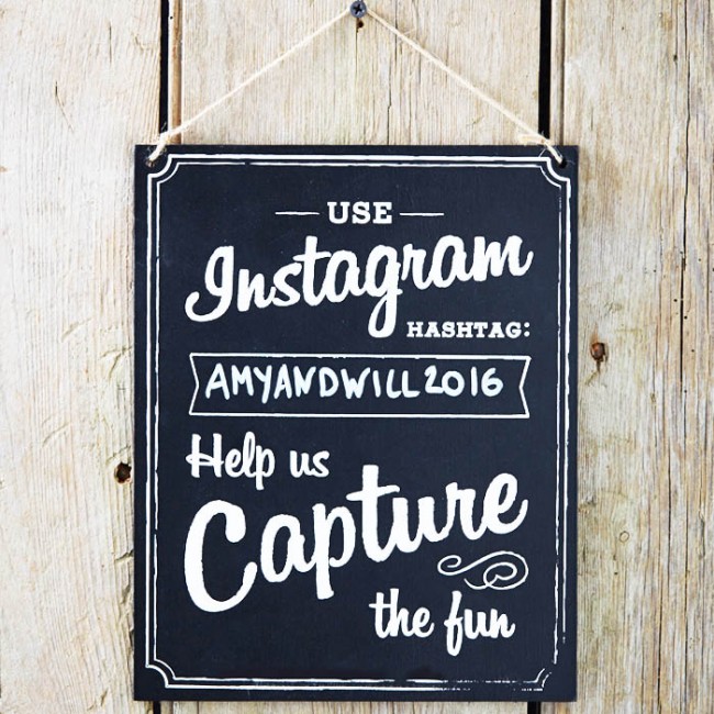 Cartel Instagram de madera: Carteles originales