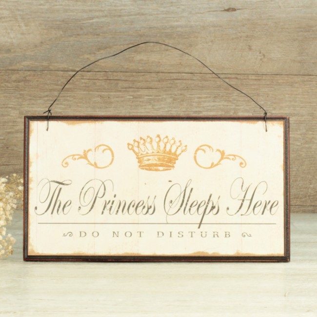 Cartel princess sleep here: Carteles originales