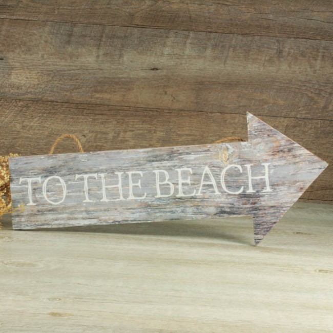 Flecha de madera to the beach: Carteles originales