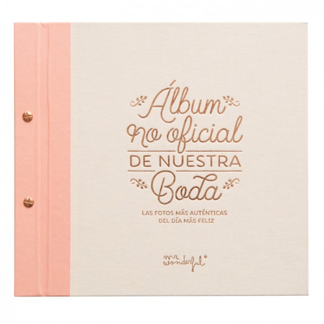 Mr. Wonderful álbum no oficial de nuestra boda