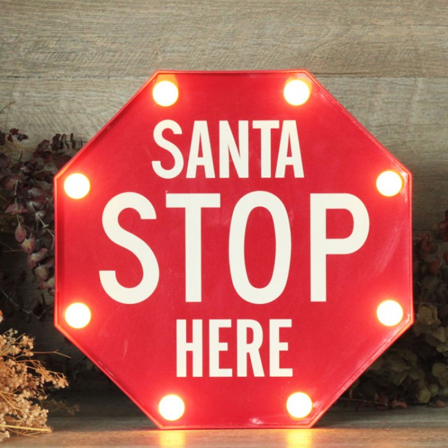 Cartel papá noel luminoso: Carteles originales