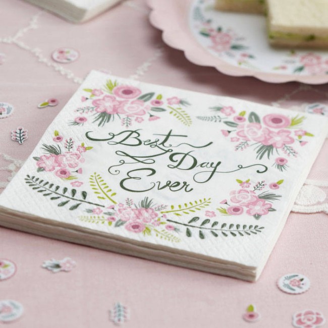 Servilletas de papel best day ever (20 uds.)