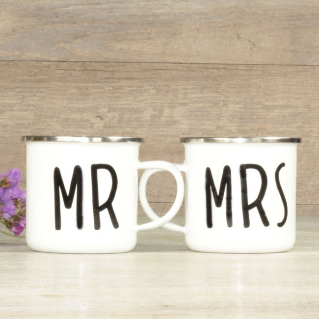 Taza Mr Mrs comic