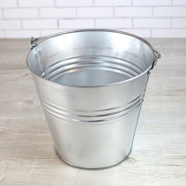 Barreño de zinc para bebidas: Magia y detalles