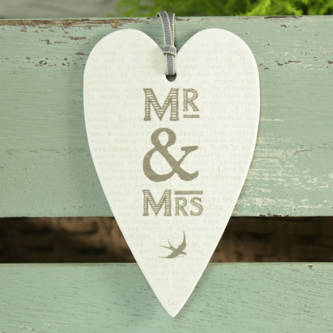 Etiqueta grande mr mrs