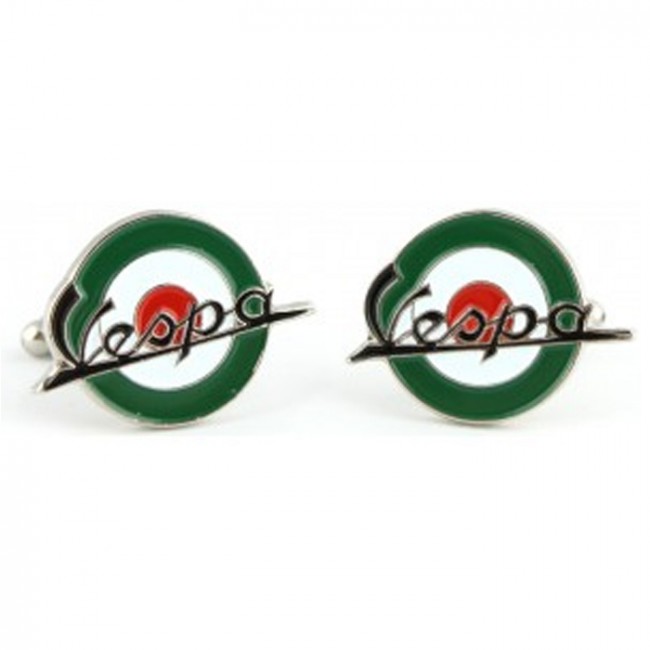 Gemelos logo Vespa verdes