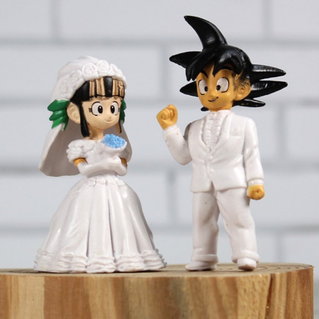 Son Goku y chichi novios
