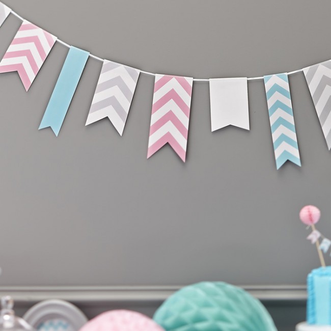 Guirnalda Chevron de papel
