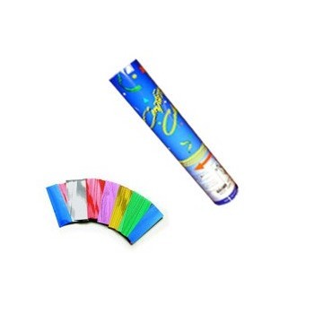Lanzador confetti rectangular 30 cm (varios colores)