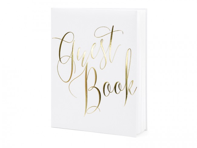 Libro de firmas blanco