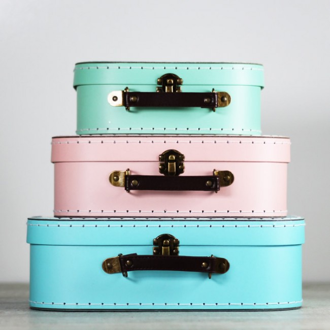 Maletitas de colores pastel