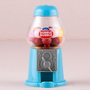 Mini máquina de chicles azul