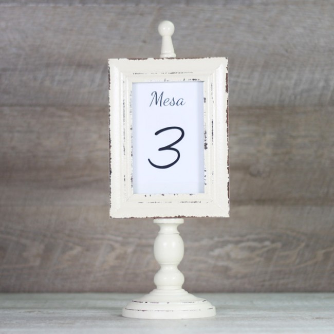 Mesero de bodas marco Vintage