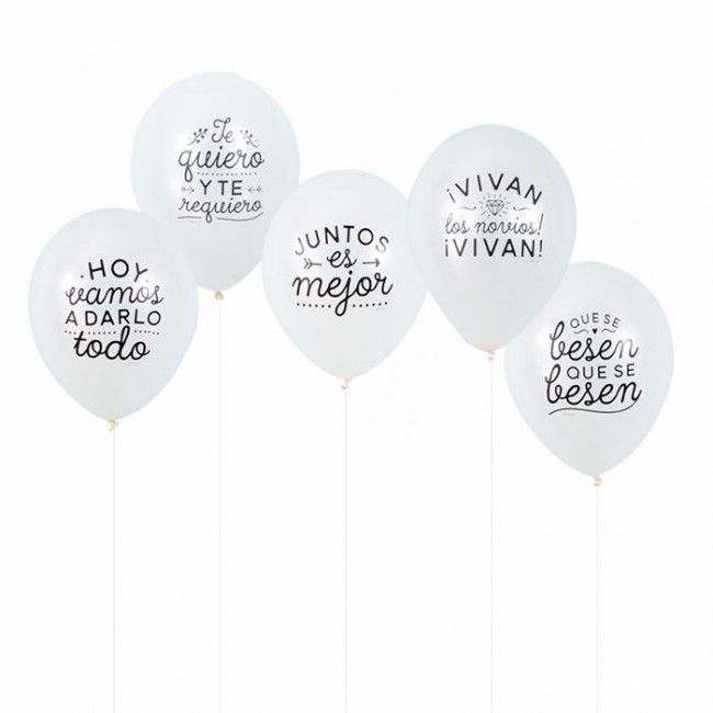 Mr. Wonderful globos boda (10 uds.)