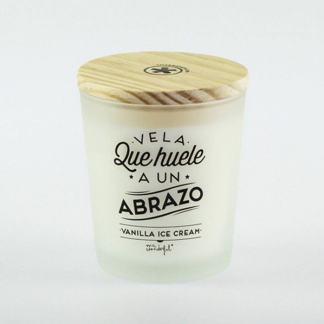 Mr. Wonderful vela que huele a un abrazo