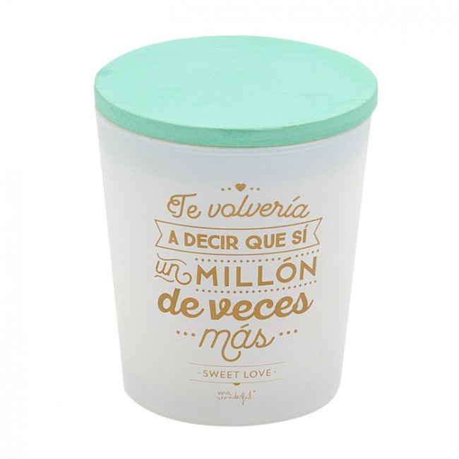 Mr. Wonderful vela te volvería a decir que sí un millón de veces más