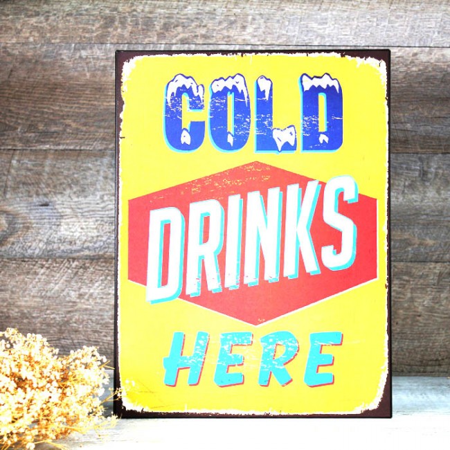 Placa cold drinks