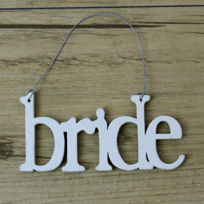 Colgante bride crema pequeño: Detalles únicos