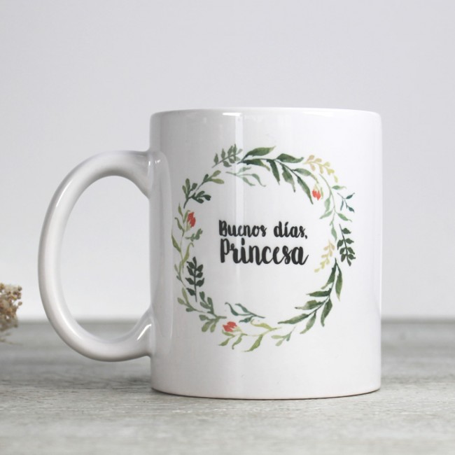 Tazas originales buenos días, princesa