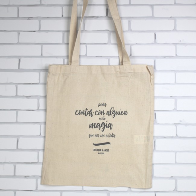 Totebag Solidaria fundación villavecchia