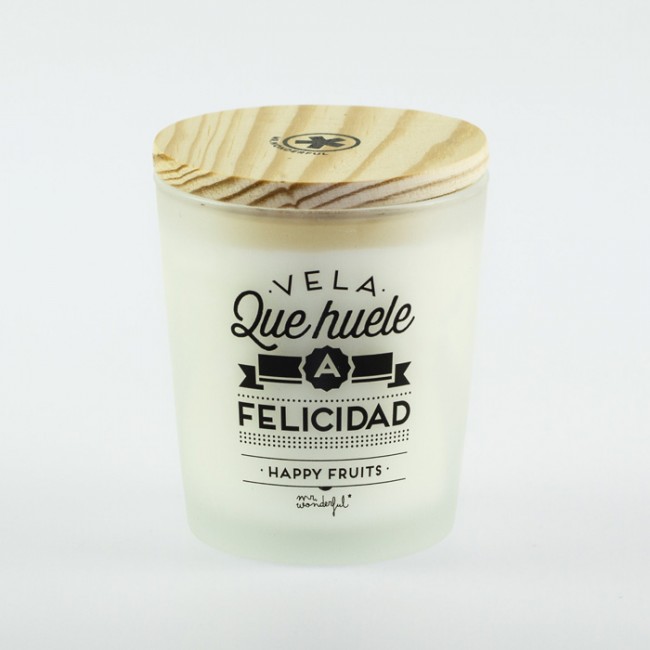 Mr. Wonderful vela que huele a felicidad