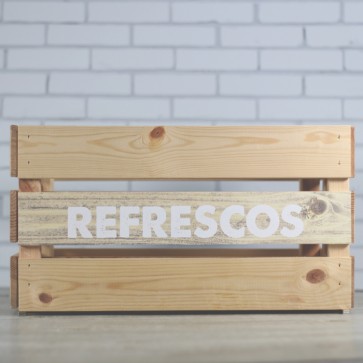 Caja de madera personalizable