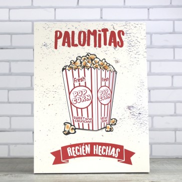 Cartel Palomitas