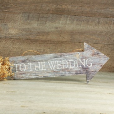 Flecha wedding de madera