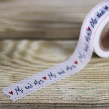 Washi tape Mr Mrs