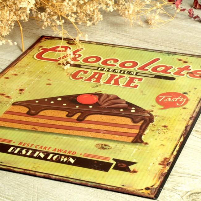 Cartel Chocolat Cake Una Boda Original