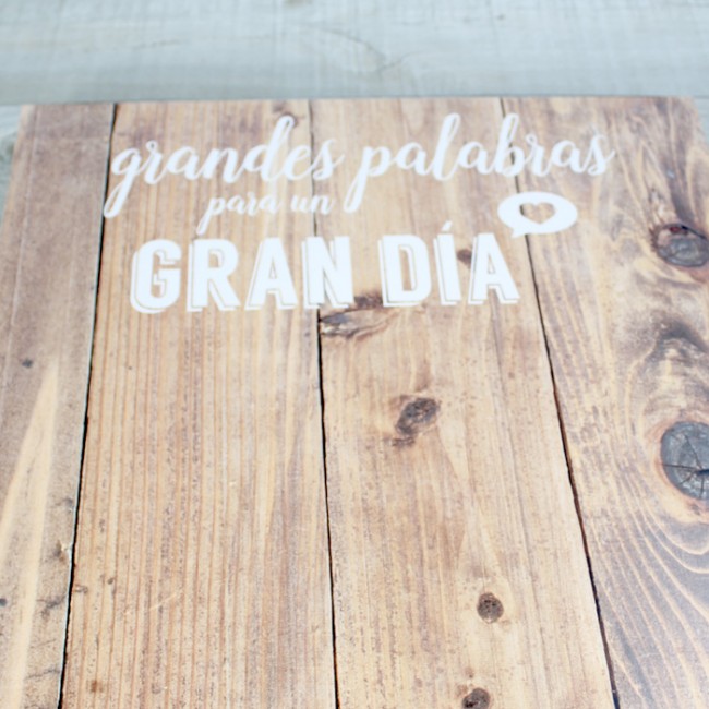 Cuadro de firmas para boda | Una Boda Original