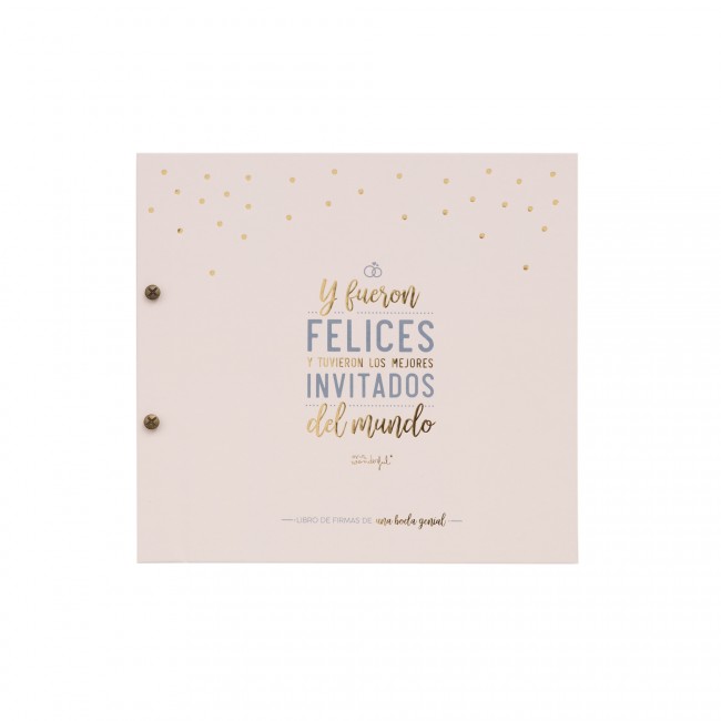Libro de firmas para boda de Mr Wonderful Una Boda Original