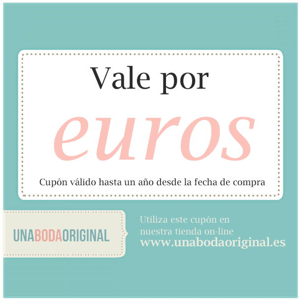 Vale Regalo Ubo Una Boda Original