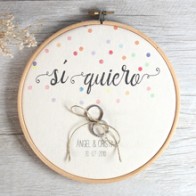 Bastidor porta alianzas Sí quiero