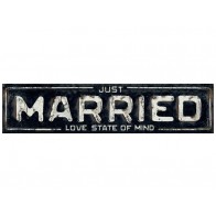 Matrícula para coche de boda