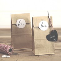 Etiquetas y bolsitas craft (6 uds.)