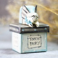 Cajita Hada de los dientes azul
