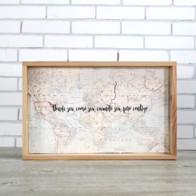 Bandeja rústica personalizable