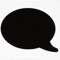 Etiquetas pizarra cómic (12 uds.)