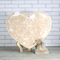 Corazón para firmas de invitados