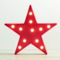 Estrella luminosa roja