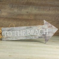 Flecha de madera to the beach