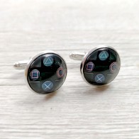 Gemelos Playstation plateados