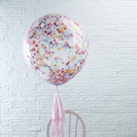 Globo gigante con confetti